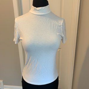 Short Sleeve Mock Neck
